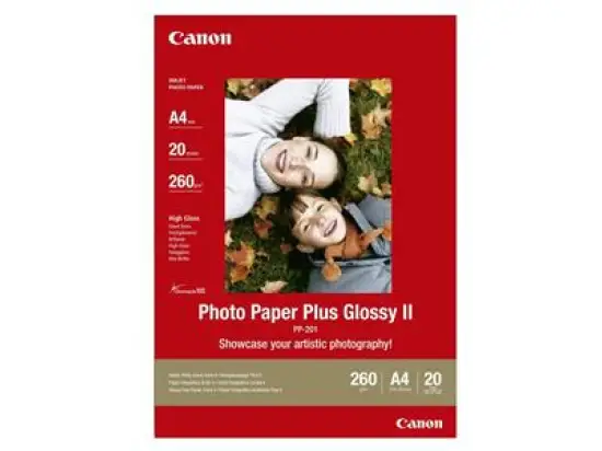Papier Canon 2311B019 PP-201 A4, 275g, Fotoglanz+, Pack 20 Blatt