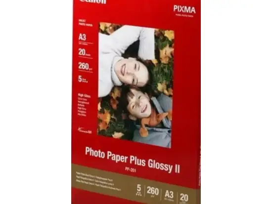 Papier Canon 2311B020 PP-201 A3, 260g, Fotoglanz+, Pack 20 Blatt