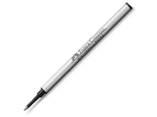 Tintenrollermine Faber-Castell 148712 Basic Keramik Ambition 0,5mm, Keramikspitze, Großraummine, schwarz, für Tintenroller Basic