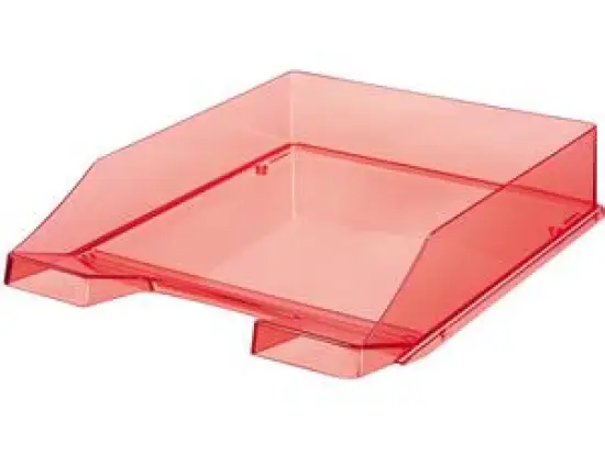 Briefablage HAN 1026-X-29 Klassik A4, rot-transparent