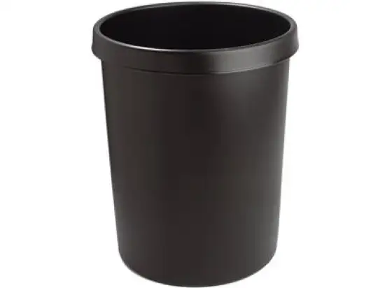 Papierkorb Helit H6106295 45 Liter schwarz