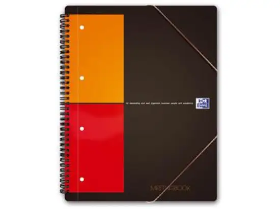 Collegeblock Oxford 100100362 International Meetingbook A4, kariert, 80 Blatt, ecf