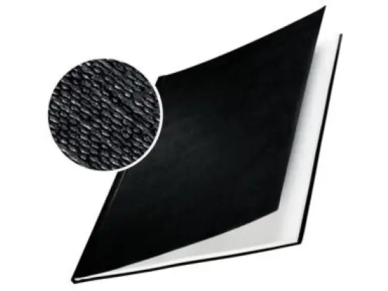 Buchbindemappen Leitz 7394-00-95 73940095 impressBIND A4, Hard Cover, 17,5 mm, Leinen, schwarz, Pack 10 Stk