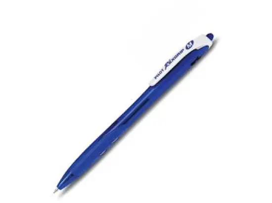 Kugelschreiber Pilot BRG-10M-LL-BG 2047703 Rex Grip Begreen M, BRG-10M-BG 0,4mm (M), Wechselmine, Druckmechanik, blau