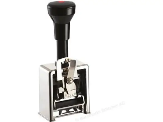 Paginierstempel Reiner 175000-071 C1 Metall/Kunststoff, 4,5mm Blockschrift, 7 Räder, 0, 1-4 x Schaltung