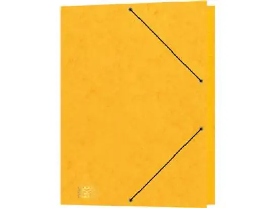 Ordnungsmappe RNK 4616-1 A4, 9-Fächer, Glanzkarton-Einband, Gummizug, gelb