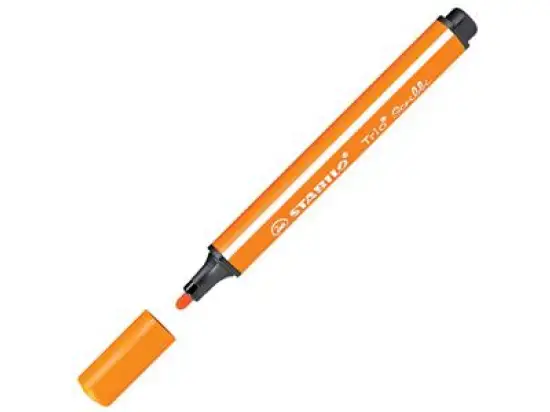 Filzstift Stabilo 368/954 Trio Scribbi orange dreieckig