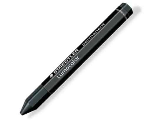 Universalkreide Staedtler 236-9 Lumocolor permanent omnigraph wischfest, wasserfest, schwarz