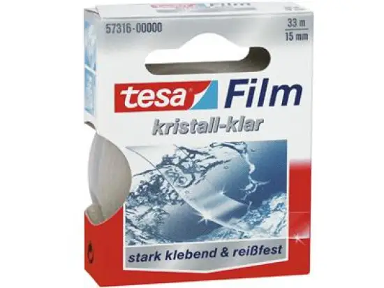 Klebefilm Tesa 57316-00000-01 tesafilm 15mm x 33m kristall-klar