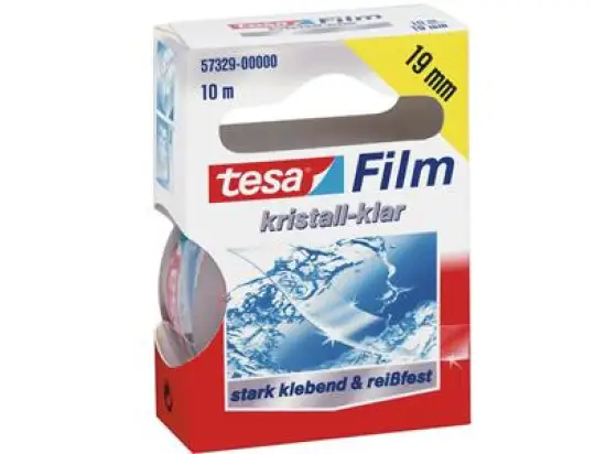 Klebefilm Tesa 57329-00000-02 tesafilm 19mm x 10m kristall-klar