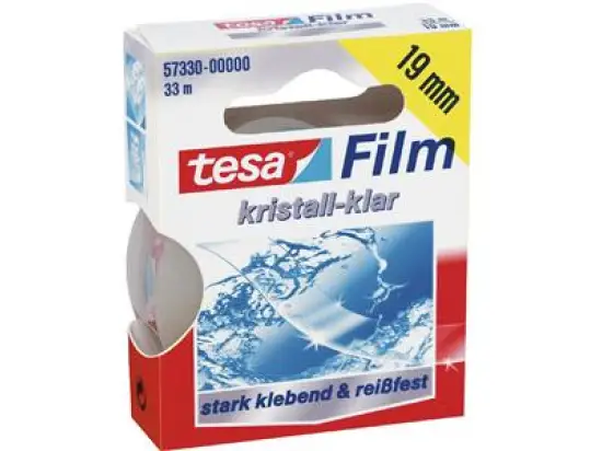 Klebefilm Tesa 57330-00000-02 tesafilm 19mm x 33m kristall-klar