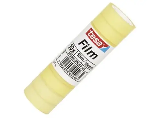 Klebefilm Tesa 57386-00002-00 tesafilm 15 mm x 10 m, transparent, Pack 10 Rollen