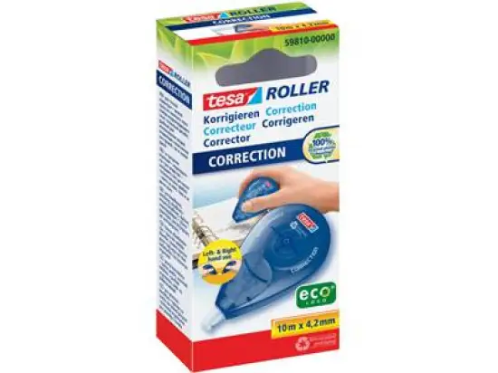 Korrekturroller Tesa 59810-00000-01 Roller ecoLogo 10m/4,2mm Einweg
