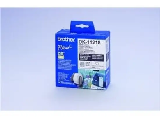 Etiketten Brother DK-11218 Ø 24mm rund, selbstklebend, Pack 1000 Stk/1 Rolle