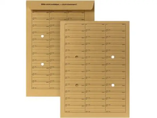 Hausposttasche Posthorn 04180338 B4 braun 110g mit Tabellendruck, Pack 250 Stk