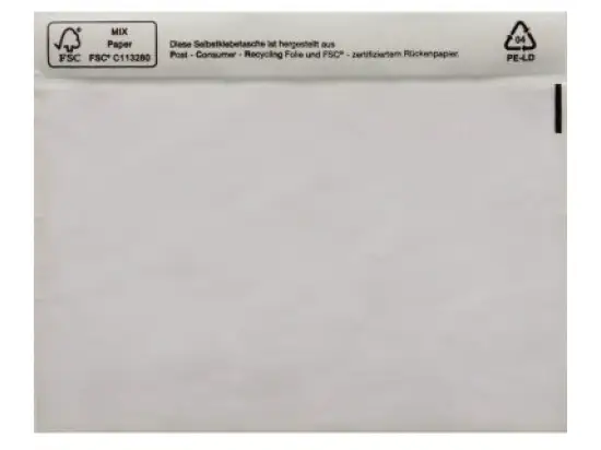 Begleitpapiertaschen 161034500 C5, ohne Aufdruck, Folie, selbstklebend, transparent, Pack 250 Stk