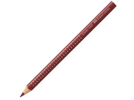 Buntstift Faber-Castell 110992 Jumbo Grip Schreibfarbe: indischrot