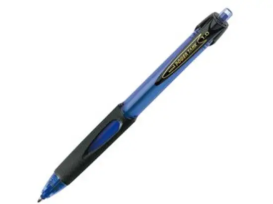 Kugelschreiber Uni-Ball Power Tank 1.0 SN-220 141351 0,4mm, Wechselmine, Druckmechanik, dokumentenecht, blau