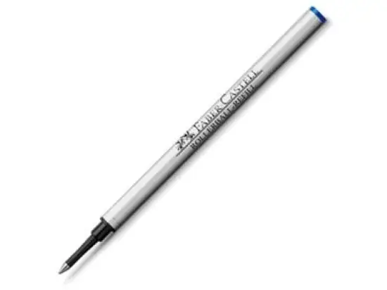 Tintenrollermine Faber-Castell 148713 Basic Keramik Ambition 0,5mm, Keramikspitze, Großraummine, blau, für Tintenroller Basic