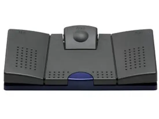 Fußschalter Grundig GZT5400 Digta Foot Control 540 USB dunkelgrau, mit USB-Stecker