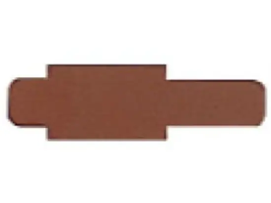 Stecksignale Leitz 6030-00-75 60300075 Orgacolor Hartfolie, braun, Pack 50 Stk