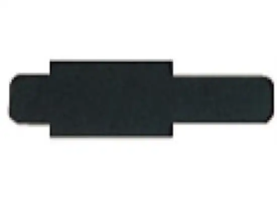 Stecksignale Leitz 6030-00-95 60300095 Orgacolor Hartfolie, schwarz, Pack 50 Stk