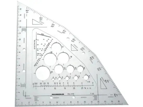 Winkelmesser Rumold 354010 Techno Combi 15/30/45/60/90°