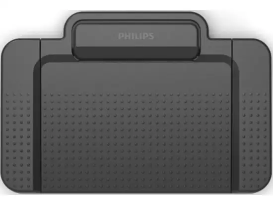 Fußschalter Philips ACC2330 USB, 4-Pedal-Design