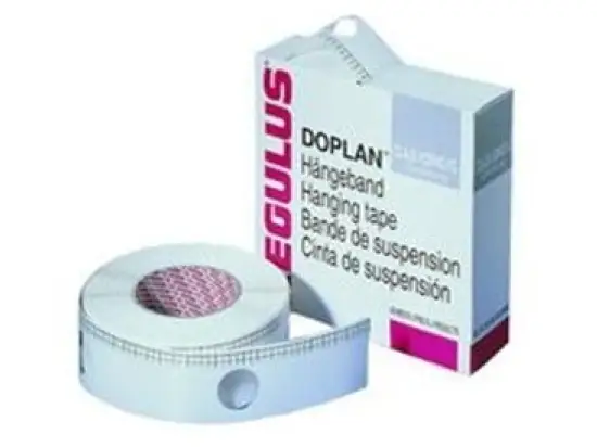 Trageband Regulus TDVSL60 60mm/Lochabstand 55mmx50m Polyester weiß 150my