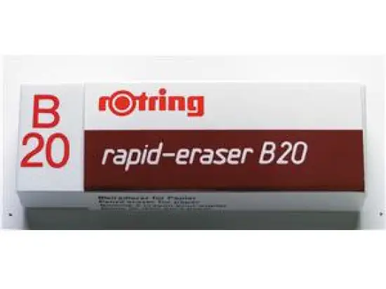 Radierer Rotring S0194570 rapid-eraser B20 weiß Blei