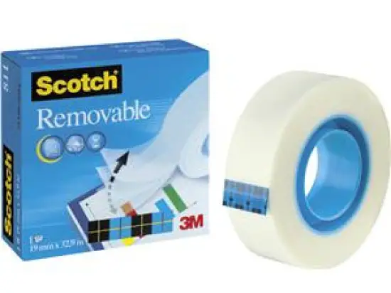 Klebeband Scotch M8111933 Removable 19mmx33m ablösbar