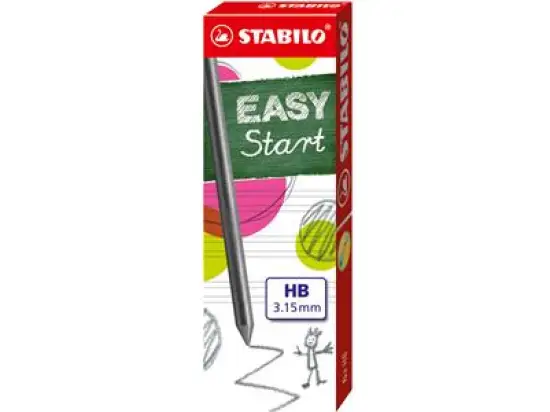 Druckbleistift-Mine Stabilo 7890/6-HB EASYergo 3.15 Stärke: 3,15 mm, Härte: HB, Pack 6 Stk