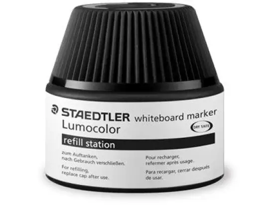 Whiteboardmarker-Nachfülltusche Staedtler 48851-9 488 51-9 Lumocolor schwarz, für Lumocolor 351, 351B, Flasche 30ml