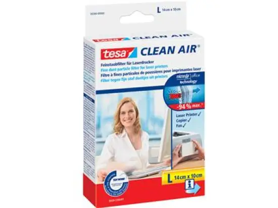 Laserdrucker-Feinstaubfilter Tesa 50380-00000-00 Clean Air Größe L, 14 x 10 cm