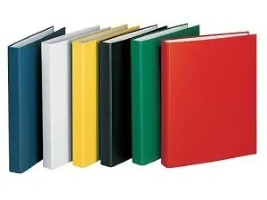 Ringbuch Veloflex 1141050 Basic A4, 2 Ringe Ø 25 mm, Pappe/PP-Folie, D-Ring-Mechanik, blau, Pack 10 Stk