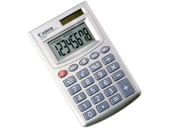Taschenrechner Canon 5932A016 LS-270H 8-stellig, Solar-u. Batteriebetrieb
