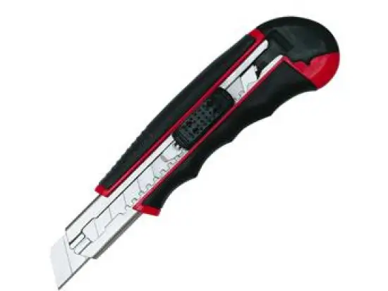 Cutter Wedo 78418 78 418 Auto-Load Profi-Cutter 18mm Auto-Load mit Abbrechhilfe 17x2,0x4,5cm 150g inkl. 6 Klingen