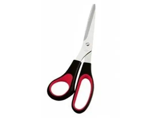 Universalschere Wedo 97681 976 81 Länge: 21 cm, Linkshänder Kunststoffgriff schwarz/rot