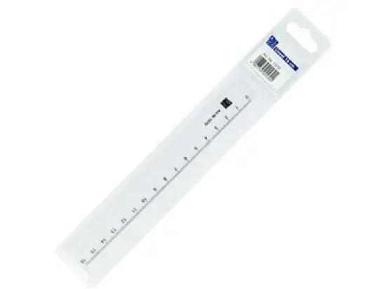 Lineal Alco 1570 16cm Kunststoff transparent, Pack 10 Stk