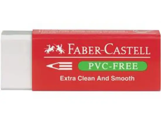 Radierer Faber-Castell 189520 7095 weiß Plastik PVC-Free
