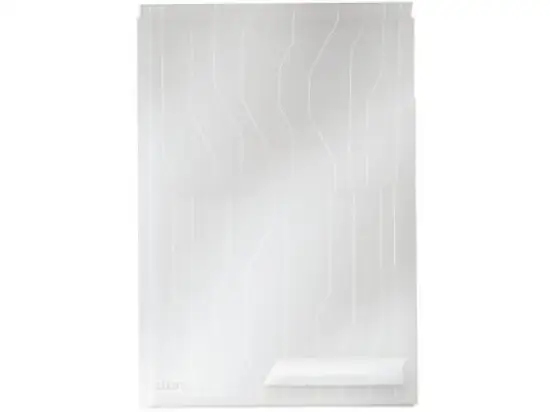 Prospekthüllen / Sichthüllen Leitz 4727-00-03 47270003 CombiFile Maxi A4, Kunststoff (PP), genarbt, mit Verschlusslasche oben, transluzent, farblos, Pack 3 Stk