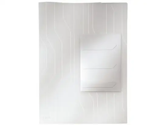 Organisationshüllen Leitz 4729-00-03 47290003 CombiFile, Extra Premium A4, Kunststoff (PP), 3 Fächer, genarbt, farblos-transluzent, Pack 6 x 3 Stk