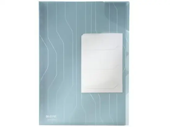 Organisationshüllen Leitz 4729-00-35 47290035 CombiFile, Extra Premium A4, Kunststoff (PP), 3 Fächer, genarbt, blau-transluzent, Pack 6 x 3 Stk