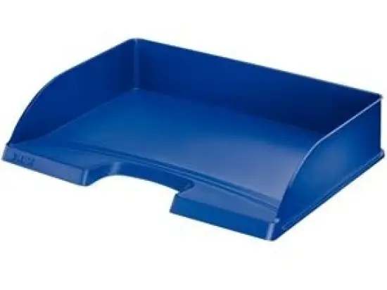 Briefablage Leitz 5218-00-35 52180035 Plus A4-Querformat, 363x71x273mm, stapelbar, blau