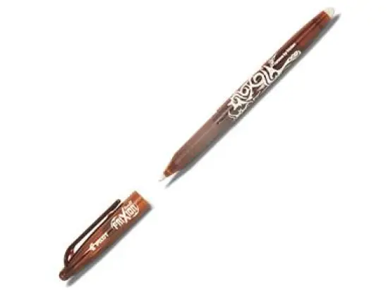 Tintenroller Pilot BL-FR7-BN 2260007 FriXion ball 0.7 0,4mm, Edelstahlspitze, Wechselmine, mit Kappe, braun