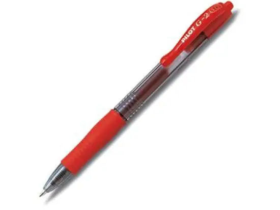 Gelschreiber Pilot BL-G2-10-R 2627002 G-2 10 klassik Strichstärke: 0,6mm, Schreibfarbe: rot