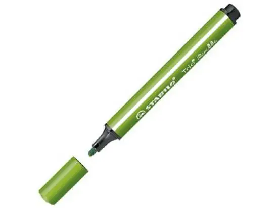 Filzstift Stabilo 368/933 Trio Scribbi hellgrün dreieckig
