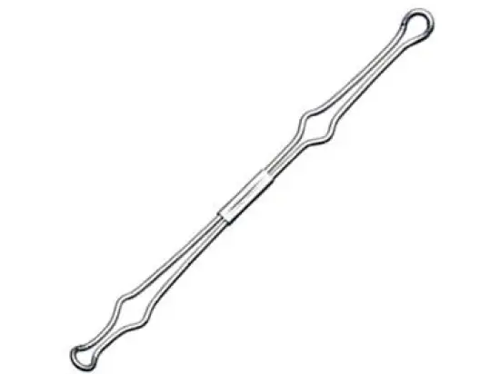 Drahtniederhalter Veloflex 2905010 für Ringbücher und Ordner, Pack 10 Stk