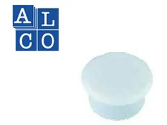 Magnet-Kreis Alco 6818V10 Ø 13mm, weiß, Pack 10 Stk