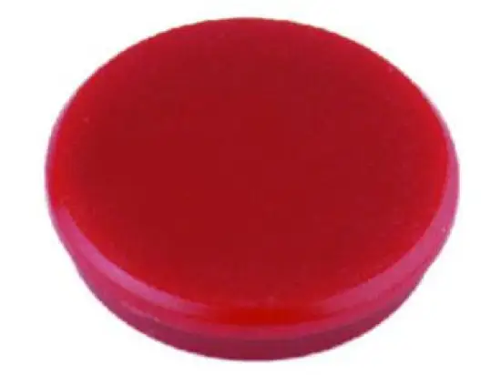 Magnet-Kreis Alco 6818V12 Ø 13mm, rot, Pack 10 Stk